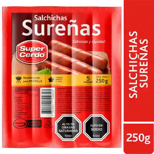 Sureñas Salchicha Super Cerdo