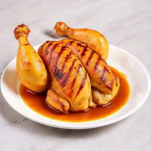 ½ POLLO A LA BRAZA SOLO