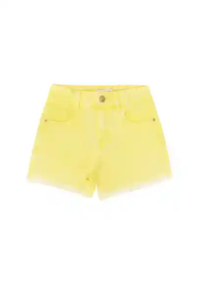 Short Holiday Girls Amarillo Talla 08 - 353