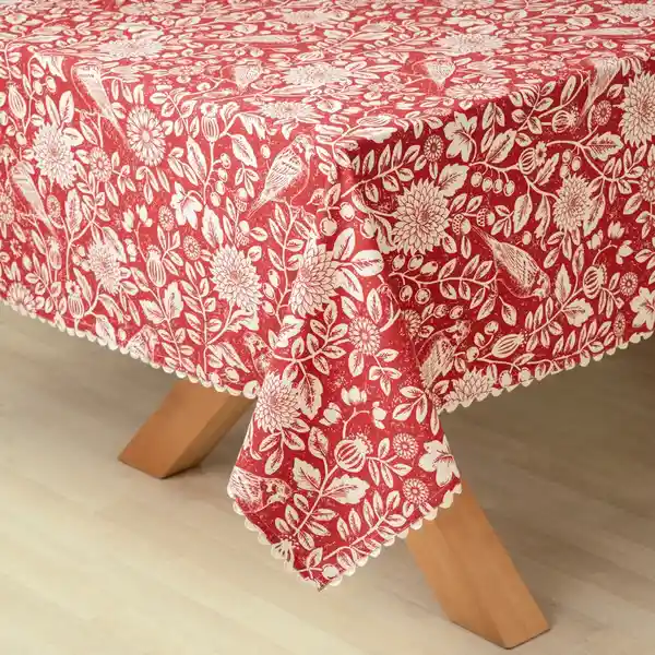Mantel Rectangular de Algodón Navideño 150 x 210 cm Casaideas
