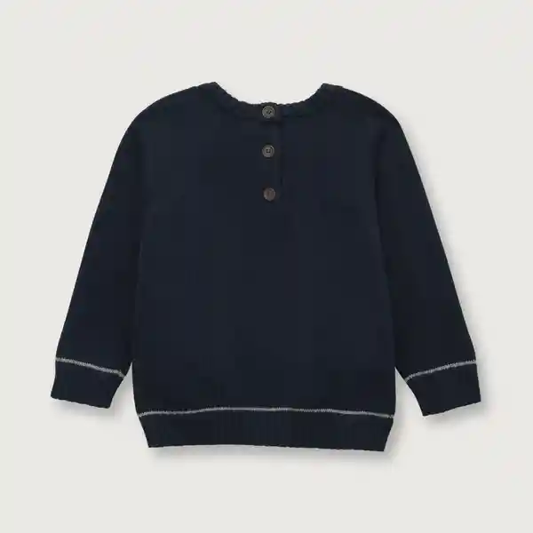 Suéter de Niño Esencial Azul Talla 4A Opaline
