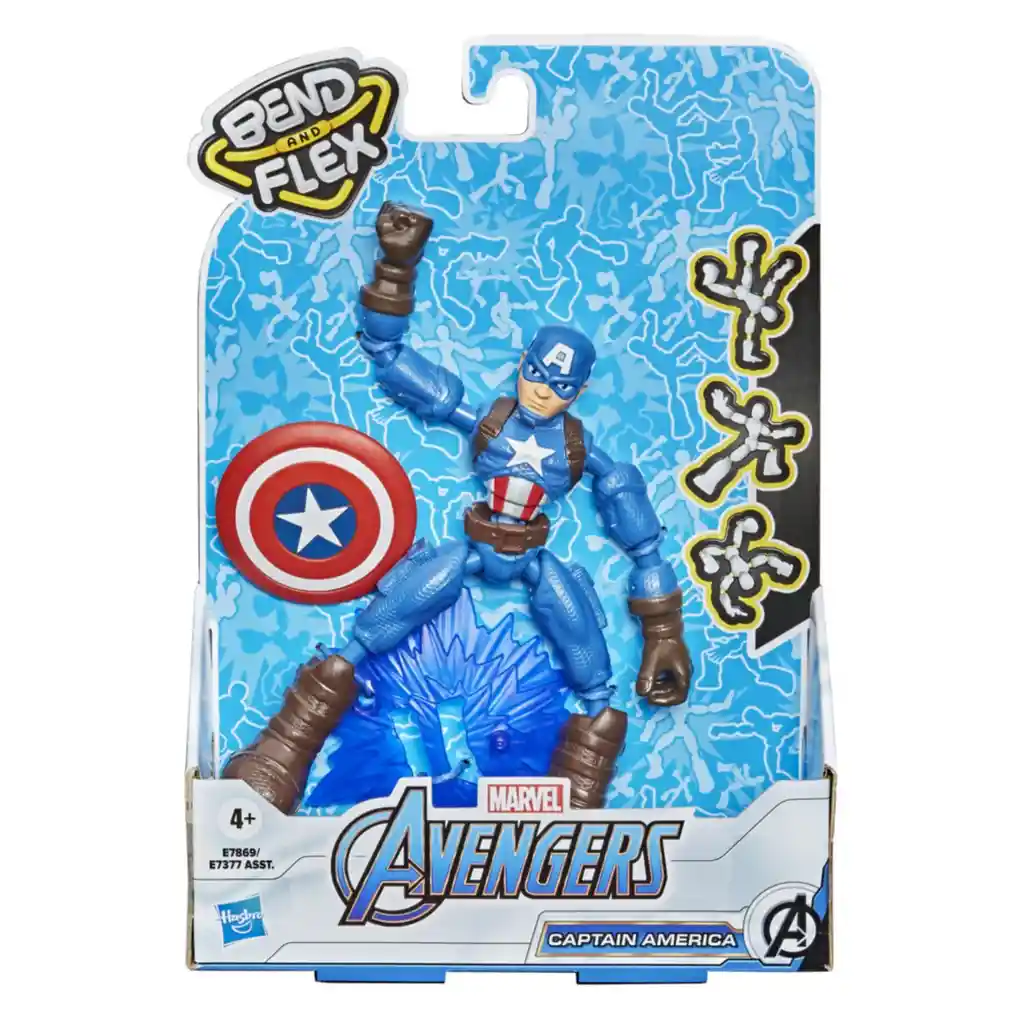 Avengers Bend And Flex Capitán América