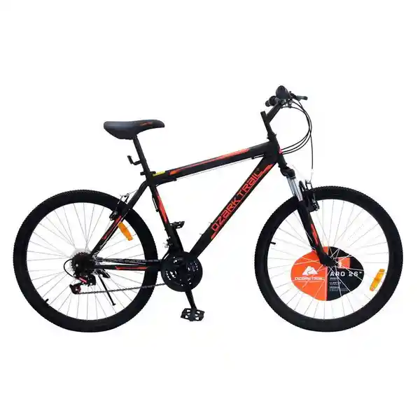 Ozark Bicicleta Trail Shs Mtb Suspensión Negro/Naranja Aro 26