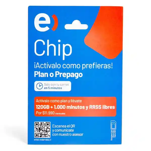 Entel Consig Chip Prepago Arroba