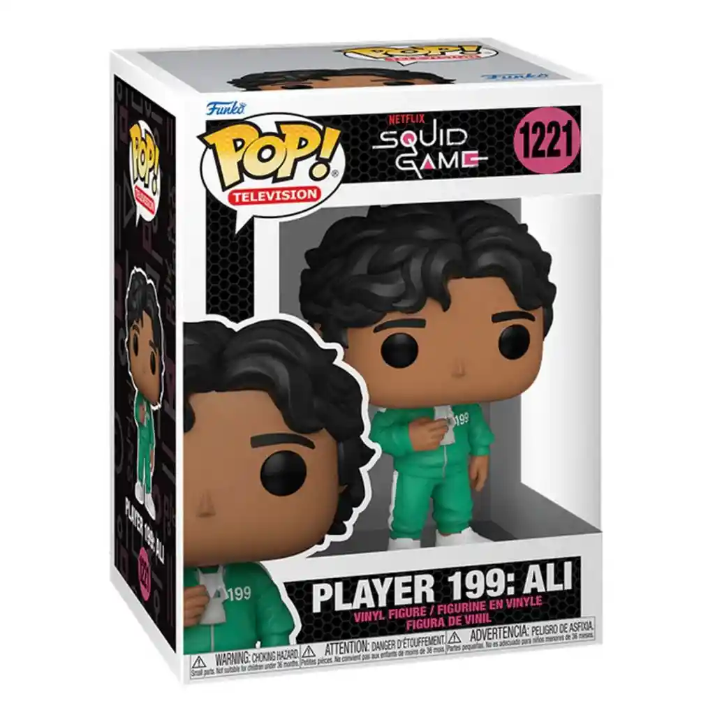 Funko Figura de Colección Pop! Squid Game Player 199 Ali 1221