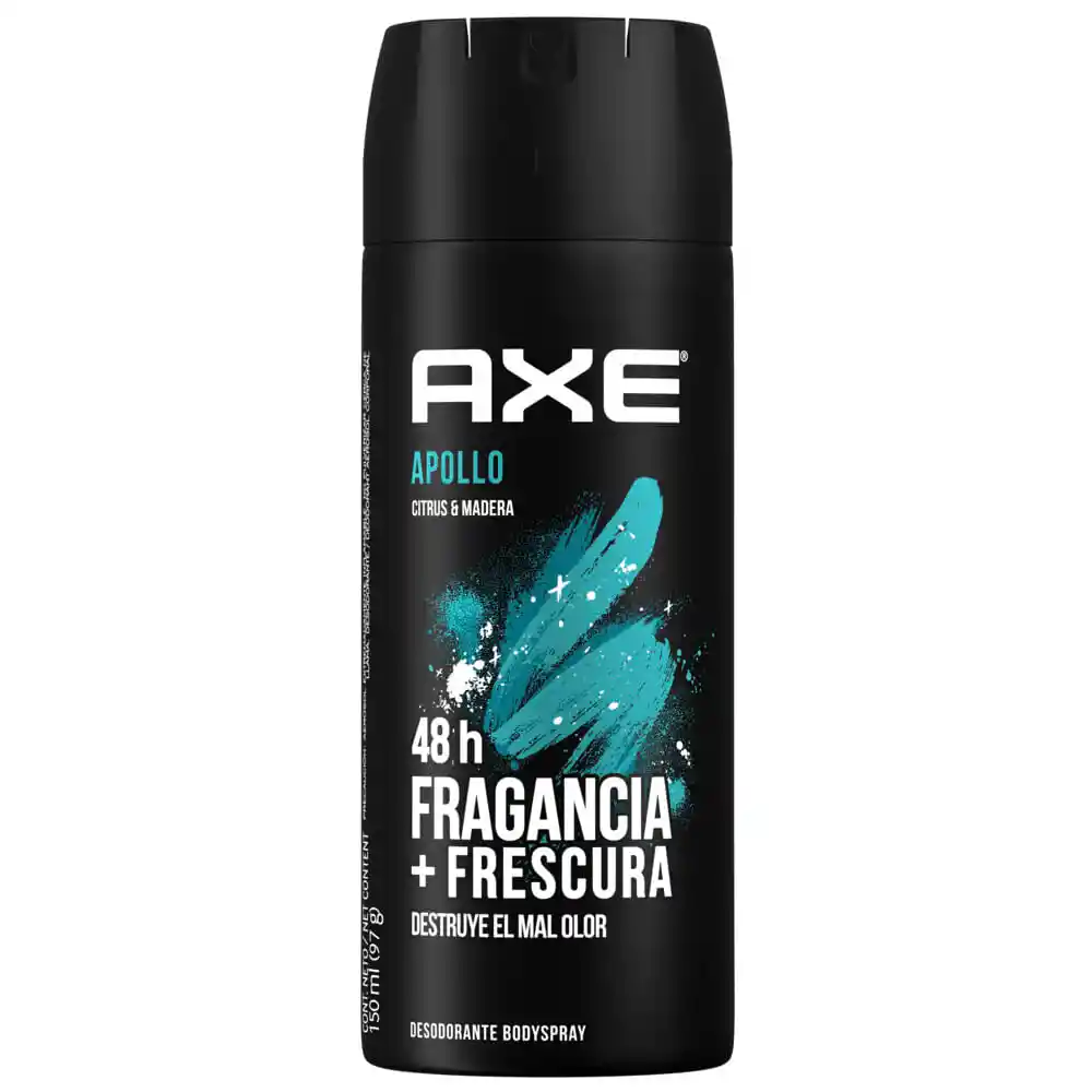 Axe Desodorante Corporal Apollo Fragancia Citrus y Madera en Spray