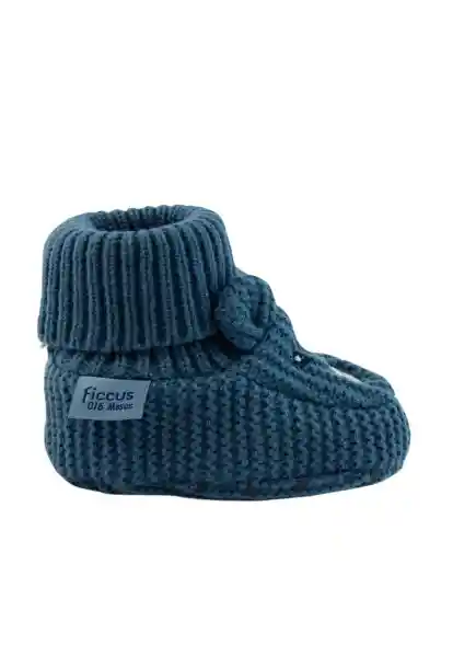 Botines Calcetín Tejido Bb Soft Niño Azul 0 a 6 Meses 820 Ficcus