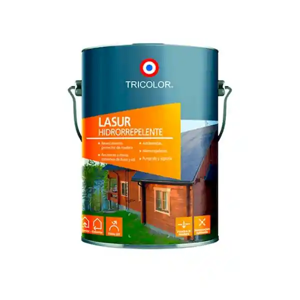 Tricolor Lasur Protector de Madera Natural 945 mL