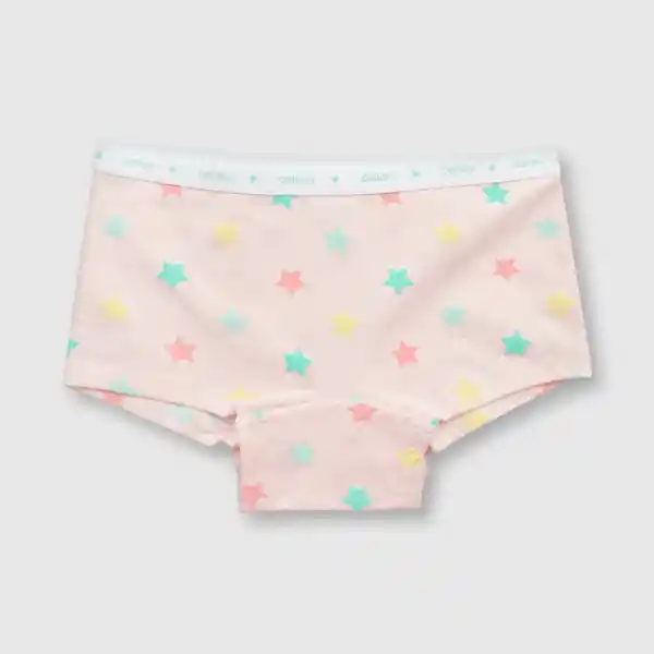 Pack Calzón de Niña Estampado Pink Star Talla 4A Colloky