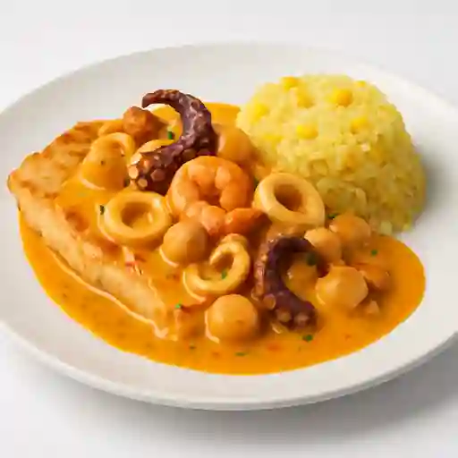 Pescado con Mariscos a la Criolla