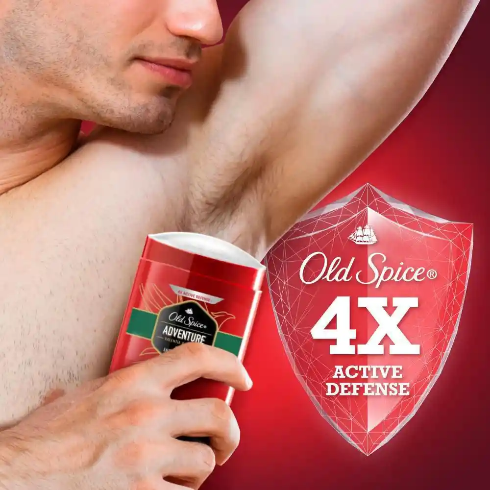 Old Spice Antitranspirante Barra Adventure Valentía & Made