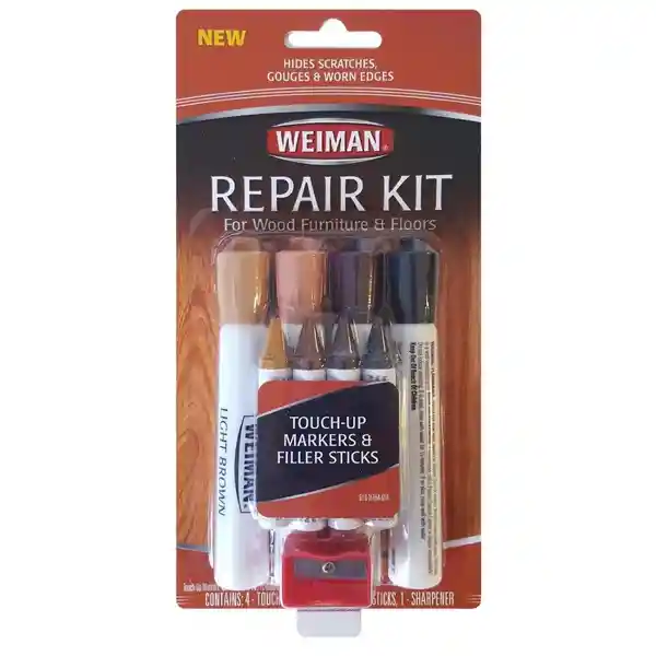 Weiman Kit Para Reparar Rayaduras en Madera 4 Colores