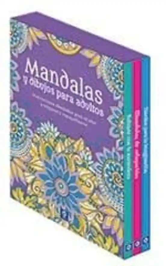 Pack Mandalas y Dibujos Para Adultos (3