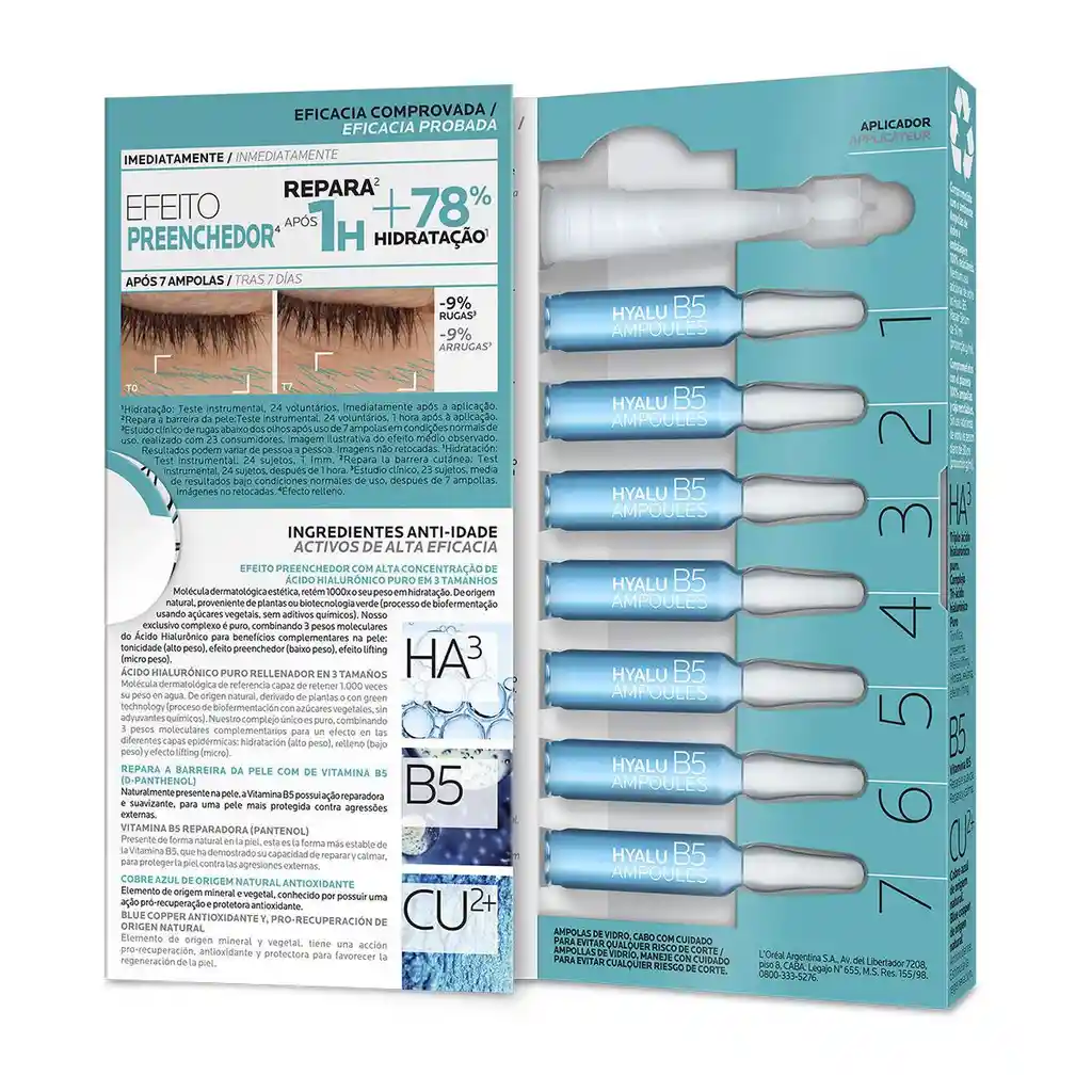 La Roche-Posay Tratamiento Antiarrugas Hyalu B5 Ampollas