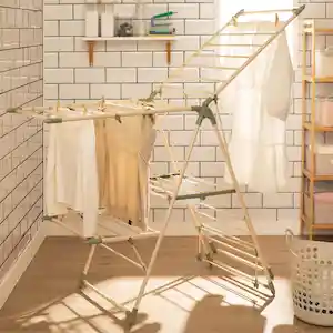 Tendedero Metálico Horizontal Plegable de Piso 156 x 61 x 99 cm