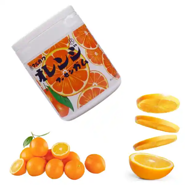 Marukawa Chicle Mármol Naranja