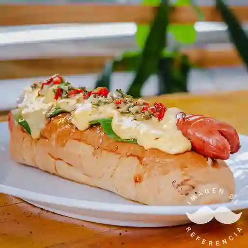 Hot Dog Alemán / Incluye Papas Fritas