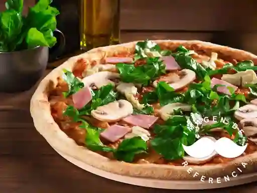 Pizza Vegana del huerto familiar