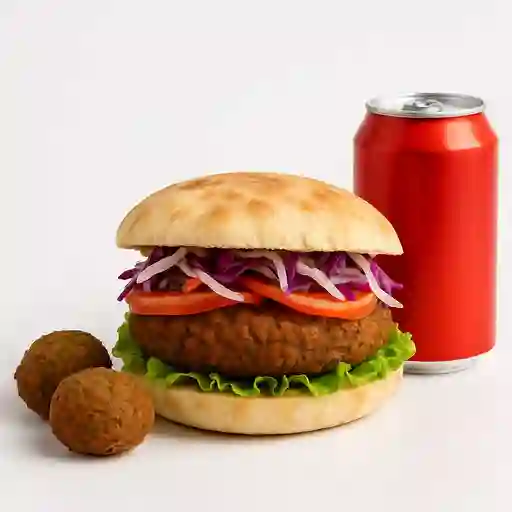 Burguer Arabe + 2 Falafel