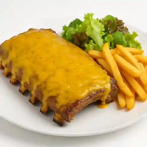 Costillar Bañadas en Mostaza