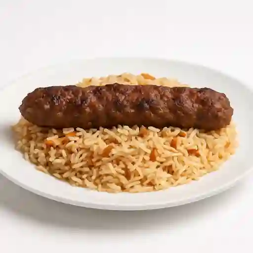 Kabbab de Res con Arroz Árabe