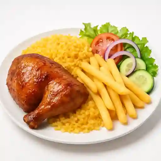 Colcacion de Pollo Asado