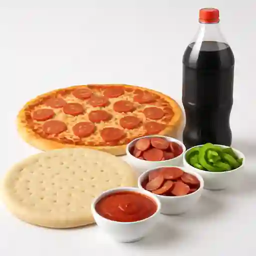 Arma tu Pizza Familiar con Bebida