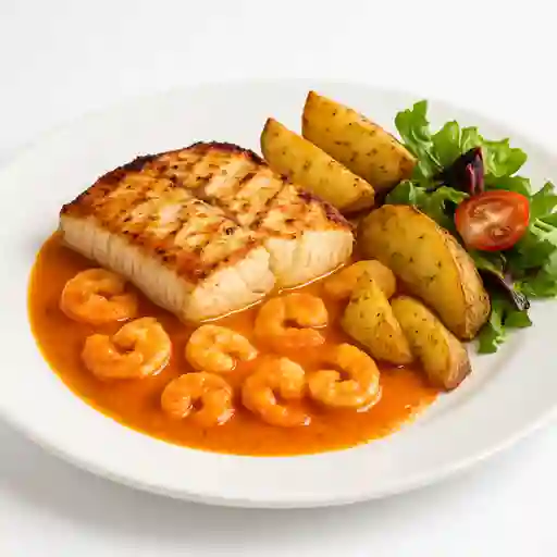 Reineta a la Plancha en Salsa