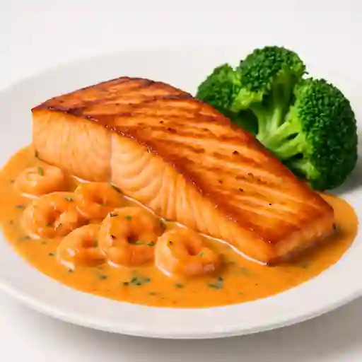Salmón a la Plancha en Salsa