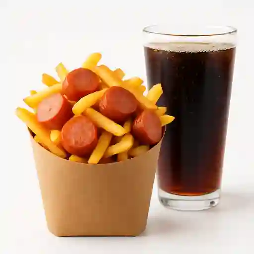 Salchipapas Mas Bebida