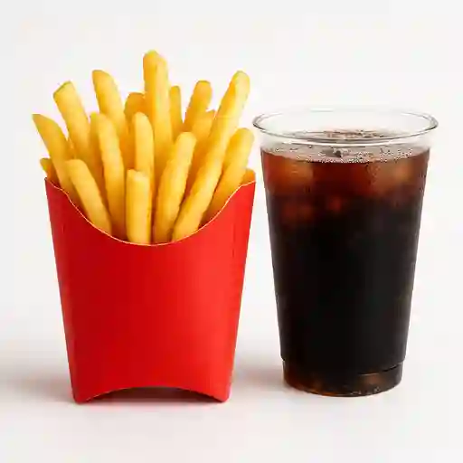Papas Fritas Mas Bebida