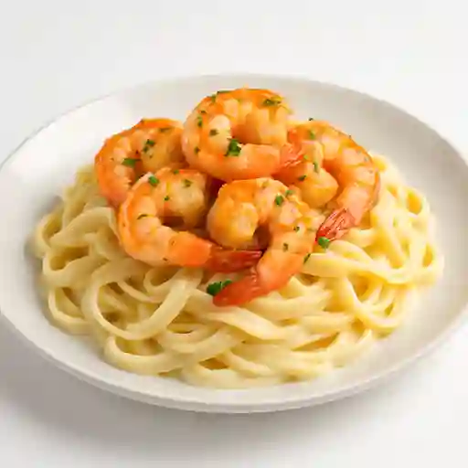 Fetuccine Camarones al Ajillo