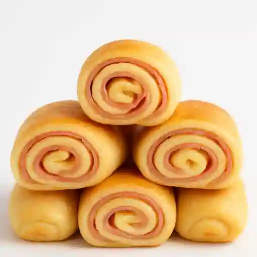 Arrollado de Queso y Jamón (5U.)