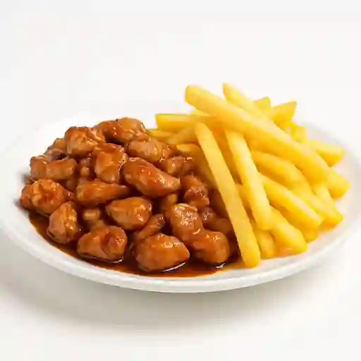 Pollo Solo con Papas Fritas