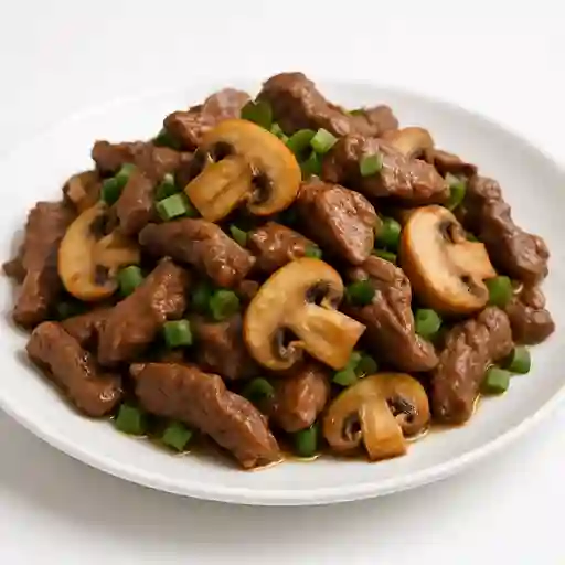 Carne con Champiñon