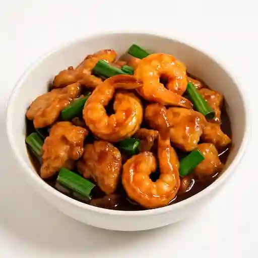 Pollo Camarón Mongoliano