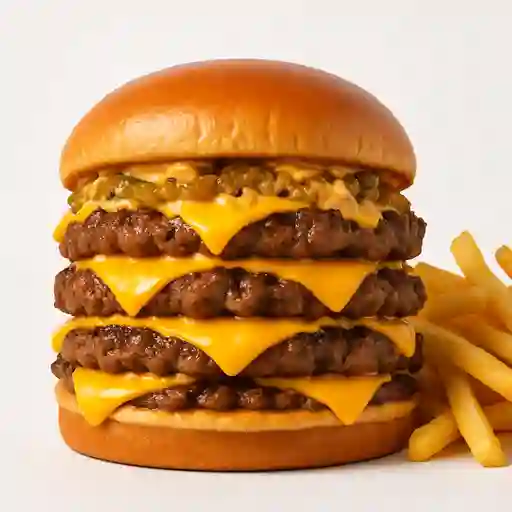 Triple Oklahoma Burger + Fries