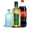 Alto Del Carmen 1L+Bebida 1.5 L+Hielo