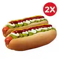 2x Hotdog 15cm