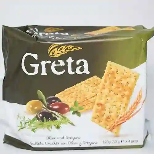 Greta Galletas Sabor a Oliva y Oregano