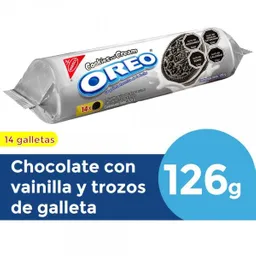 Oreo Galletas de Chocolate Rellenas de Crema Sabor Cookies and Cream