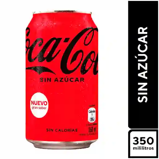 Coca Cola Sin Azucar Lata 350ml
