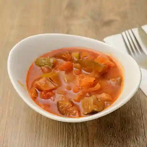Guiso de Tomate y Berenjena Vegetariano