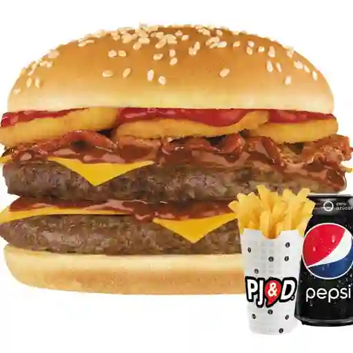 Combo Hamburguesa Grande Doble Ganadera