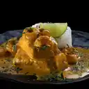 Pescado Con Curry Y Camarón