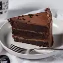 Trozo Torta Dark Cake