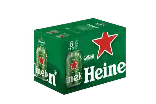 Six Pack Cerveza Heineken 350 Ml