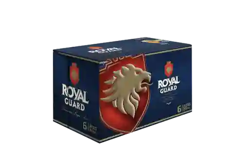 Six Pack Cerveza Royal Guard 355 Ml