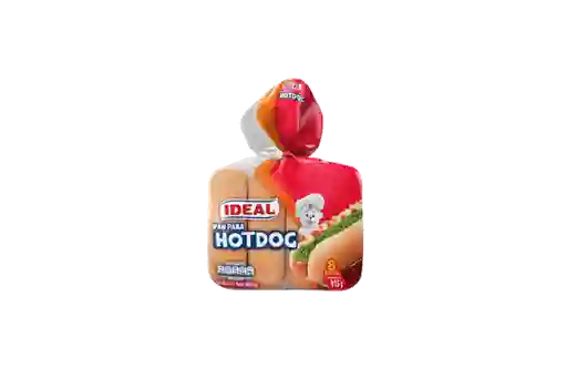 Pan De Hot Dog Ideal 8 Un