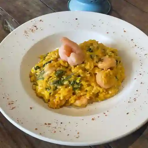 Risotto Camarón Al Ají Amarillo